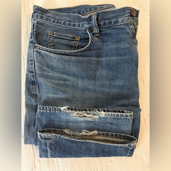 J.Crew Vintage Bootcut Jeans 36x32 Men’s Blue Denim 100% Cotton - Picture 9 of 11